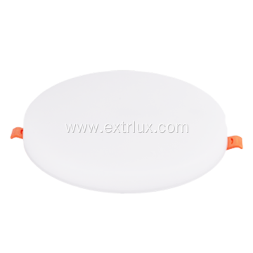 6"22w led adjustable round panel light hole-size frameless